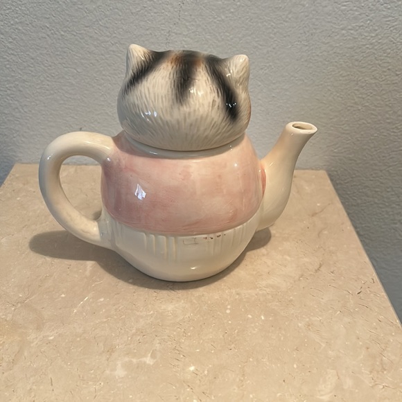 Vintage Ron Gordon cat teapot. Circa 1980s - Picture 3 of 6